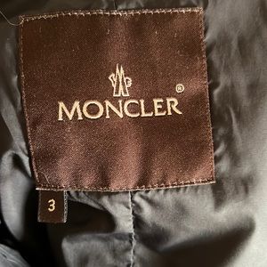 Vintage Moncler down coat. Size 3